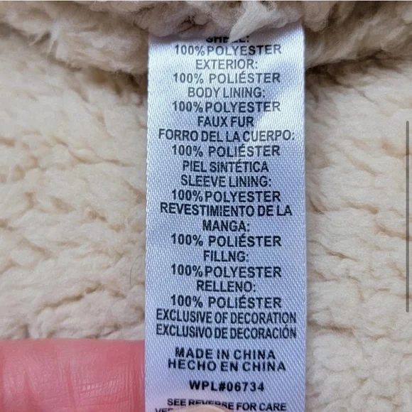 Nautica Blue Snap Up Front Fleece Baby Snow Suite Size 6/9M - Picture 6 of 6